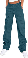 Cargo Pants for Women High Waisted Wide Leg - Casual Y2K Style