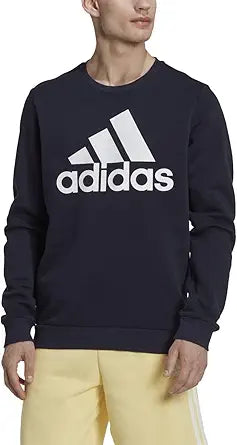 adidas Men's Essentials Big Logo Fleece Sweatshirt for Comfort