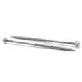 #12 x 5ft Sheet Metal Screws 100PCS Hex Washer Head - Durable 410 SS