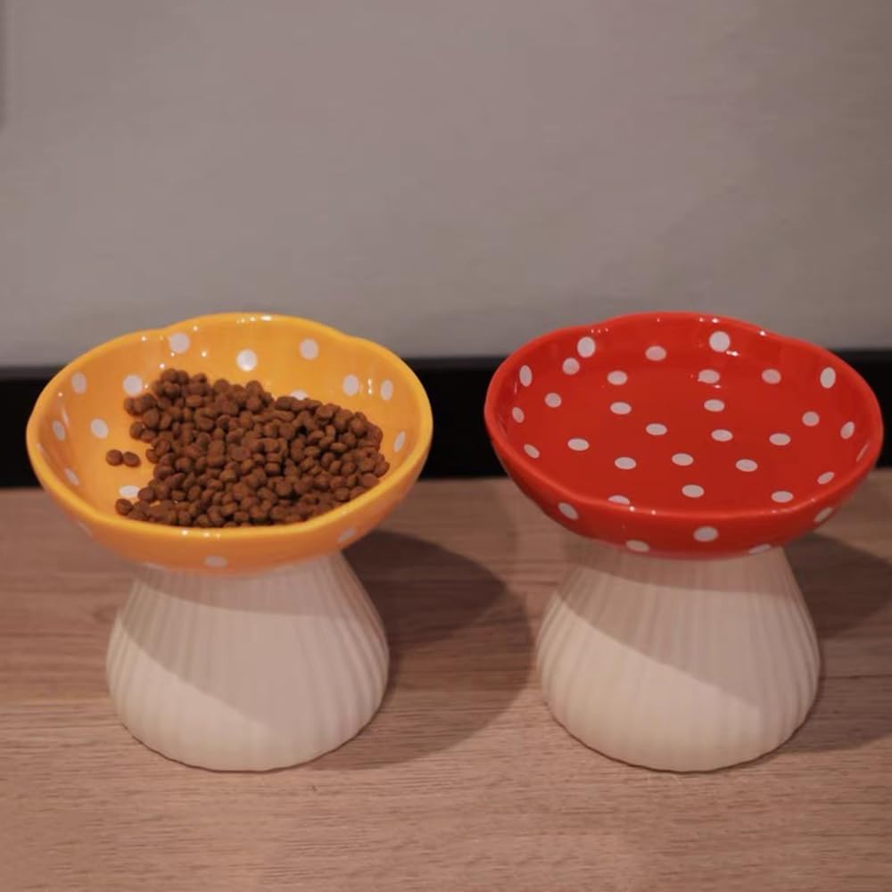 Elevated Cat Bowls for Comfortable Eating and Health Benefits