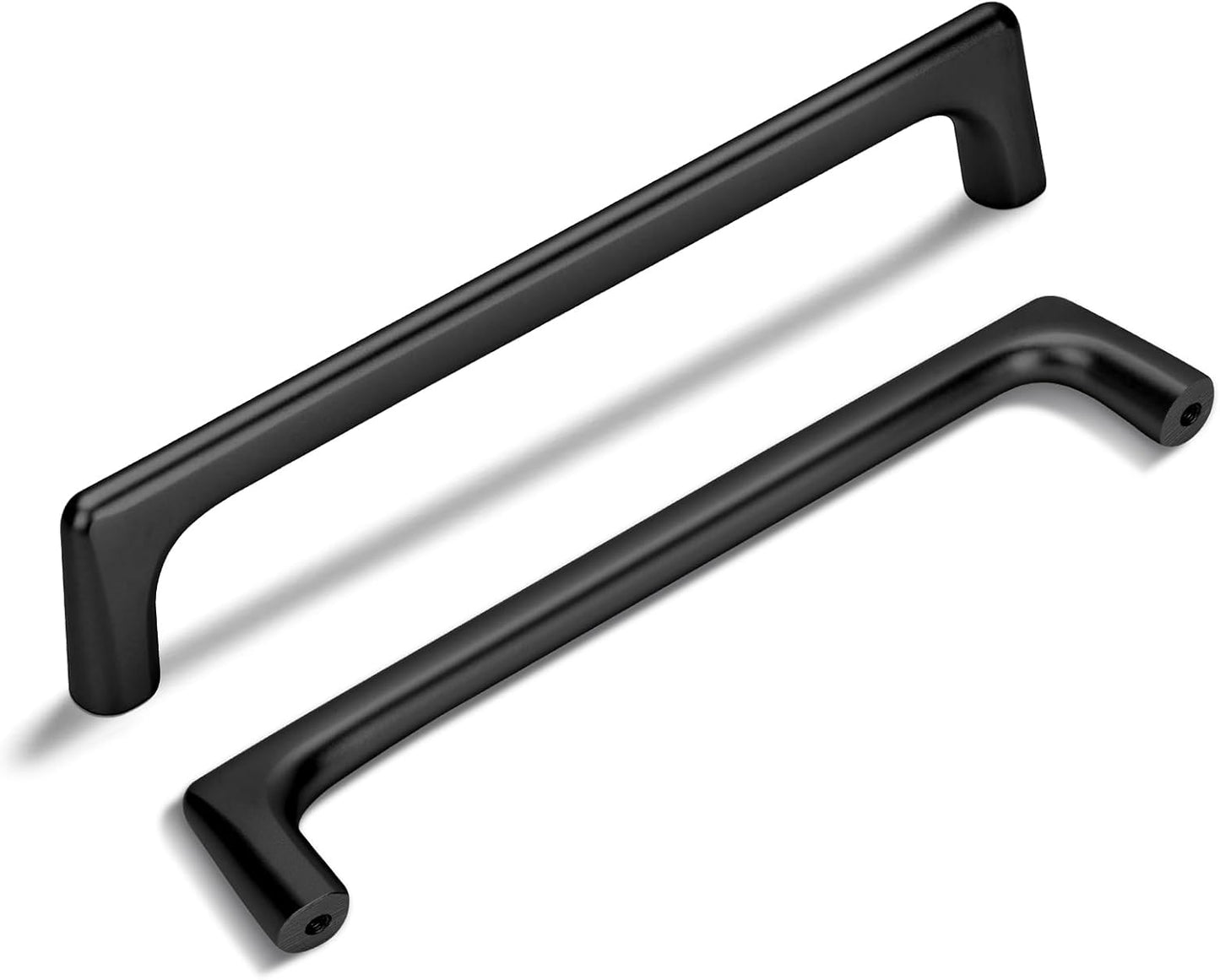 Modern Matte Black Cabinet Pulls for Kitchen and Bathroom Use