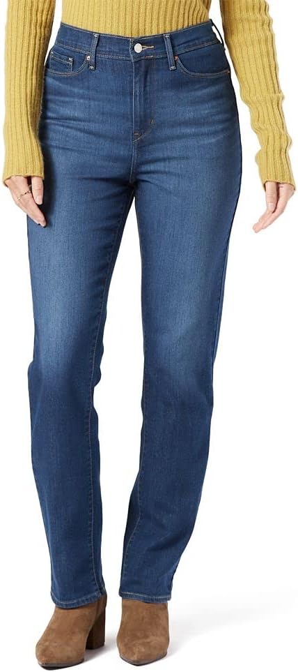 Levi Strauss Signature High-rise Straight Jeans for Women