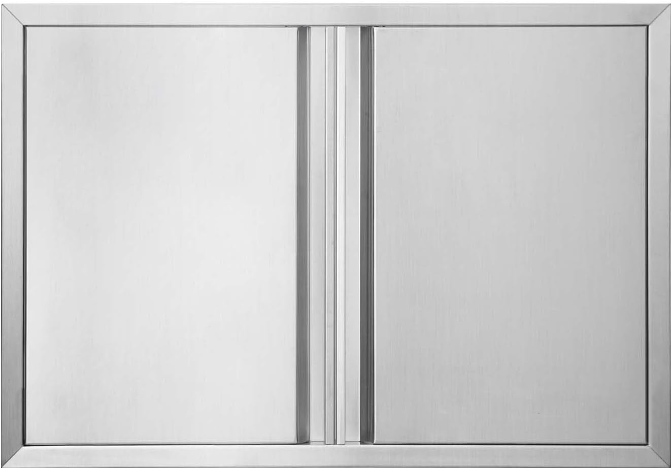 Outdoor Kitchen Double Doors by BI-DTOOL for BBQ Access