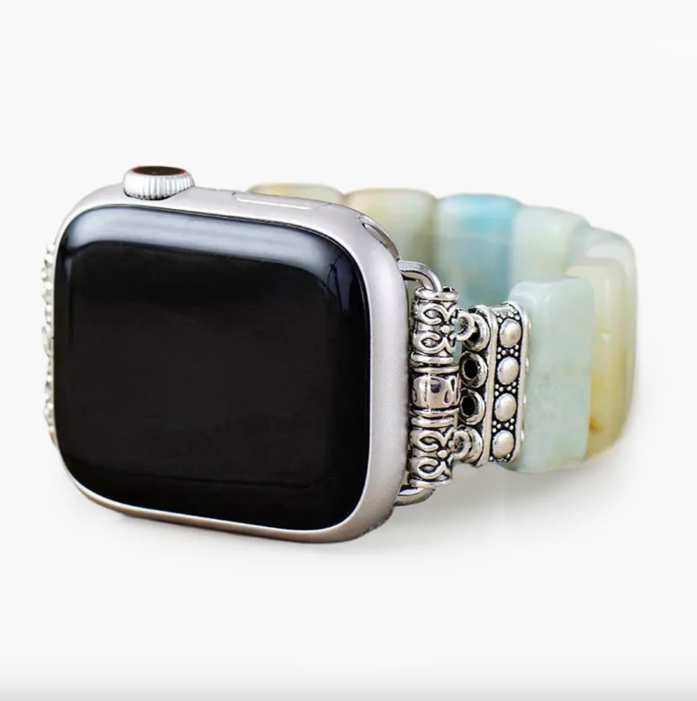 Cape Diablo Smart Watch Band for Women - Handmade Jasper Strap