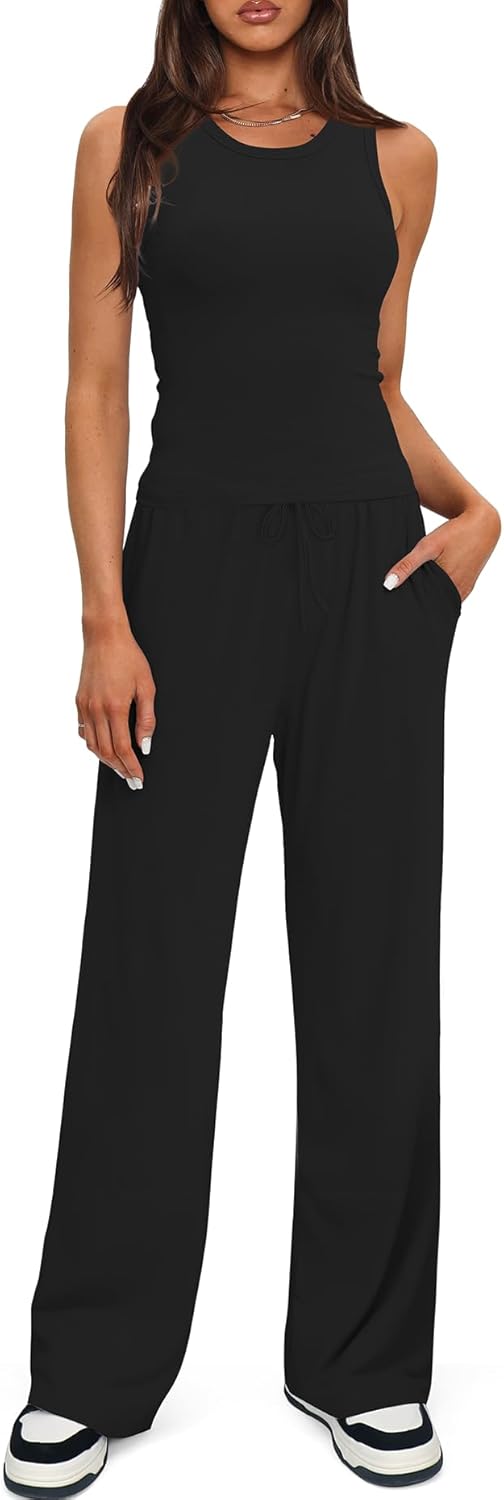 Darong Women's 2 Piece Outfits Lounge Sets for Comfort and Style