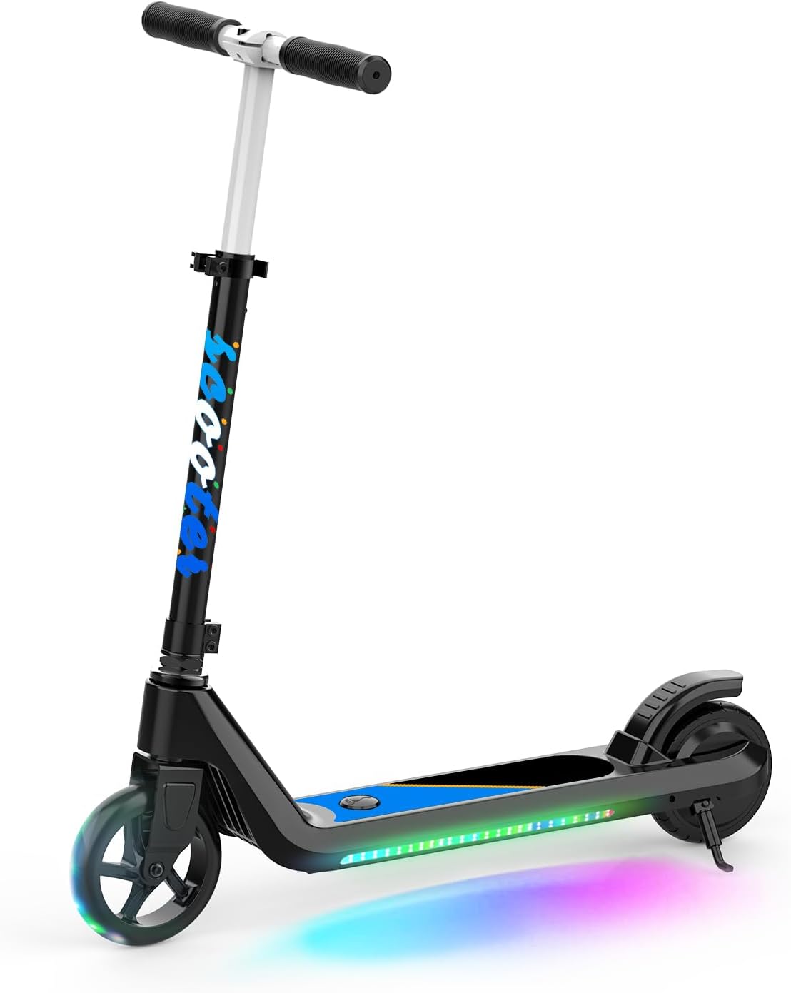 Electric Scooter for Kids Age 6-10 with Adjustable Speed & Lights
