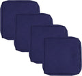 Outdoor Cushion Slipcovers 24x24x4 in 4-Pack - Waterproof, Washable