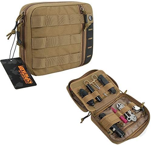 Molle Admin Pouch Tactical EDC Utility Tool Organizer Bag