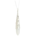 Yinahawaii Handmade Sea Glass Necklace - Long Teardrop Beach Jewelry