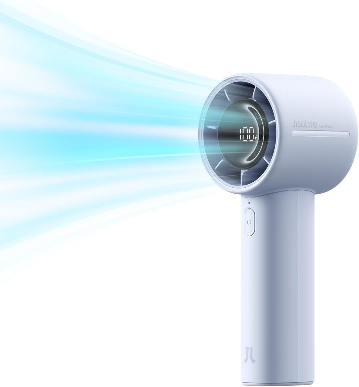 JISULIFE Handheld Turbo Fan for Travel, Outdoor, and Makeup
