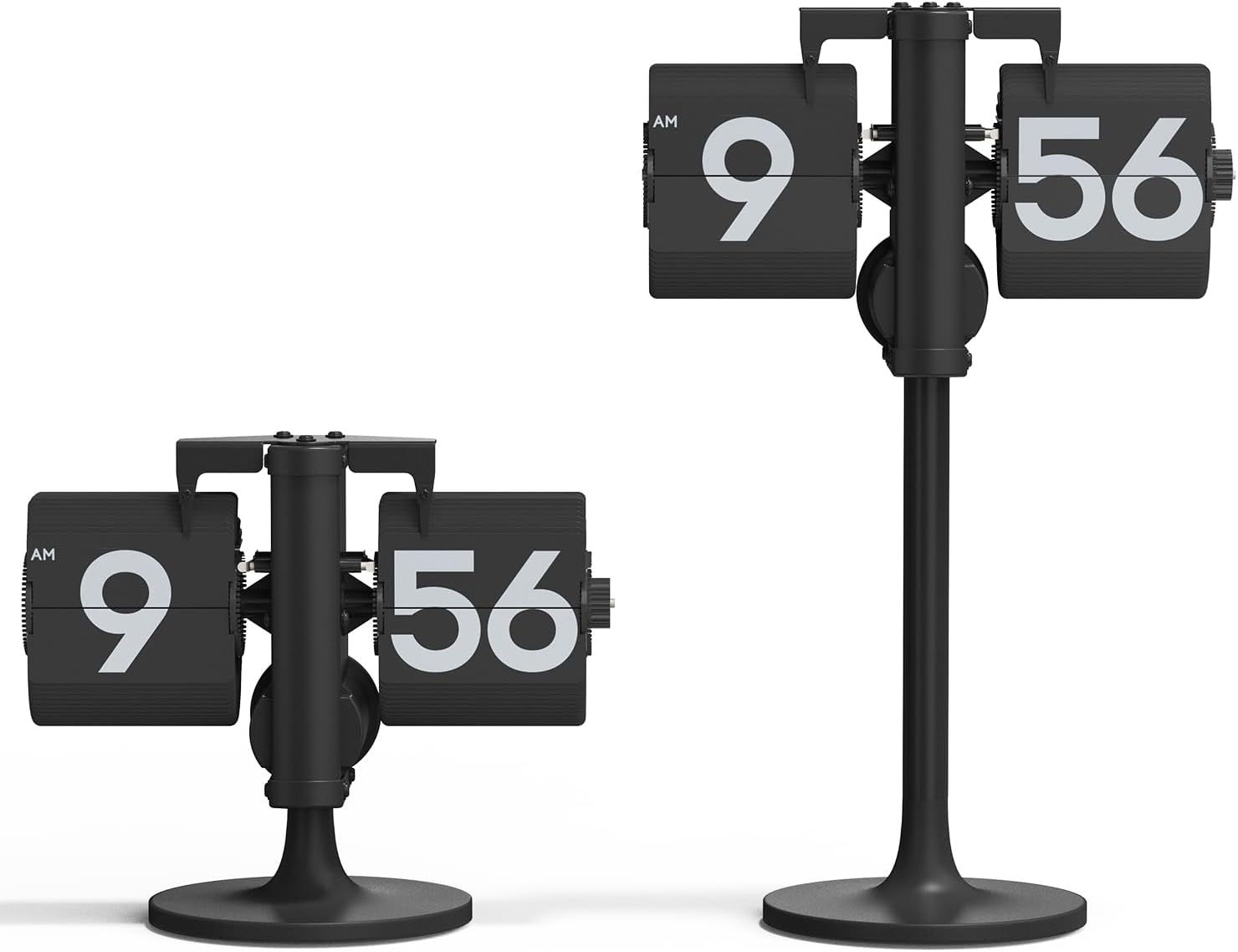 mooas Adjustable Flip Desk Clock for Home and Office Use