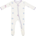 Adorable Bamboo Footie Pajamas for Infants - Soft Sleep Style