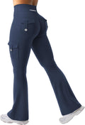 CoreFlex Women Flare Leggings with Pockets - Hidden Scrunch Fit