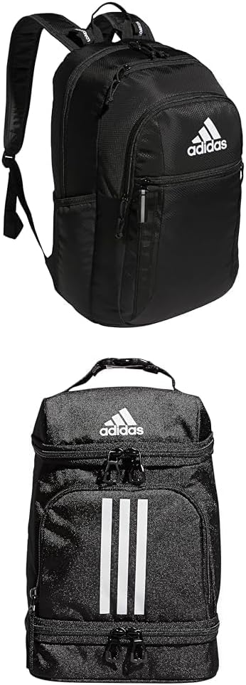 adidas Excel Backpack with Insulated Lunch Bag for All Needs