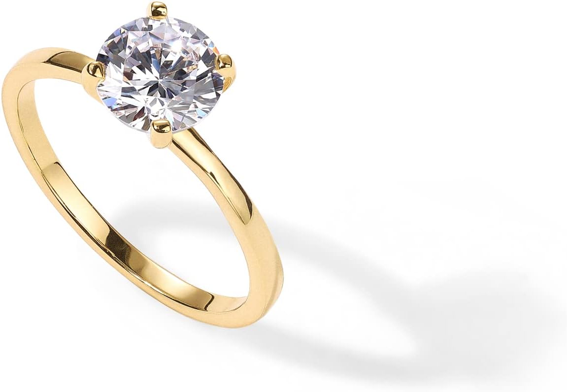 Elegant 1.5 CT Moissanite Engagement Ring for Women - PAVOI