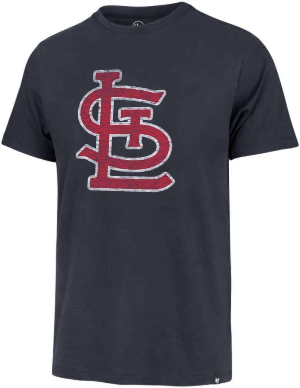 St. Louis Cardinals Distressed Imprint Logo Baseball T-Shirt