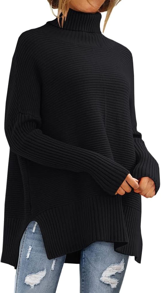 EFAN Women's Oversized Turtleneck Sweater for Trendy Fall Looks