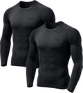 TSLA Men's Thermal Compression Long Sleeve Shirt - Warm Base Layer