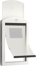 Dog Door for Large Dogs White Frame - Weatherproof Sliding Lock