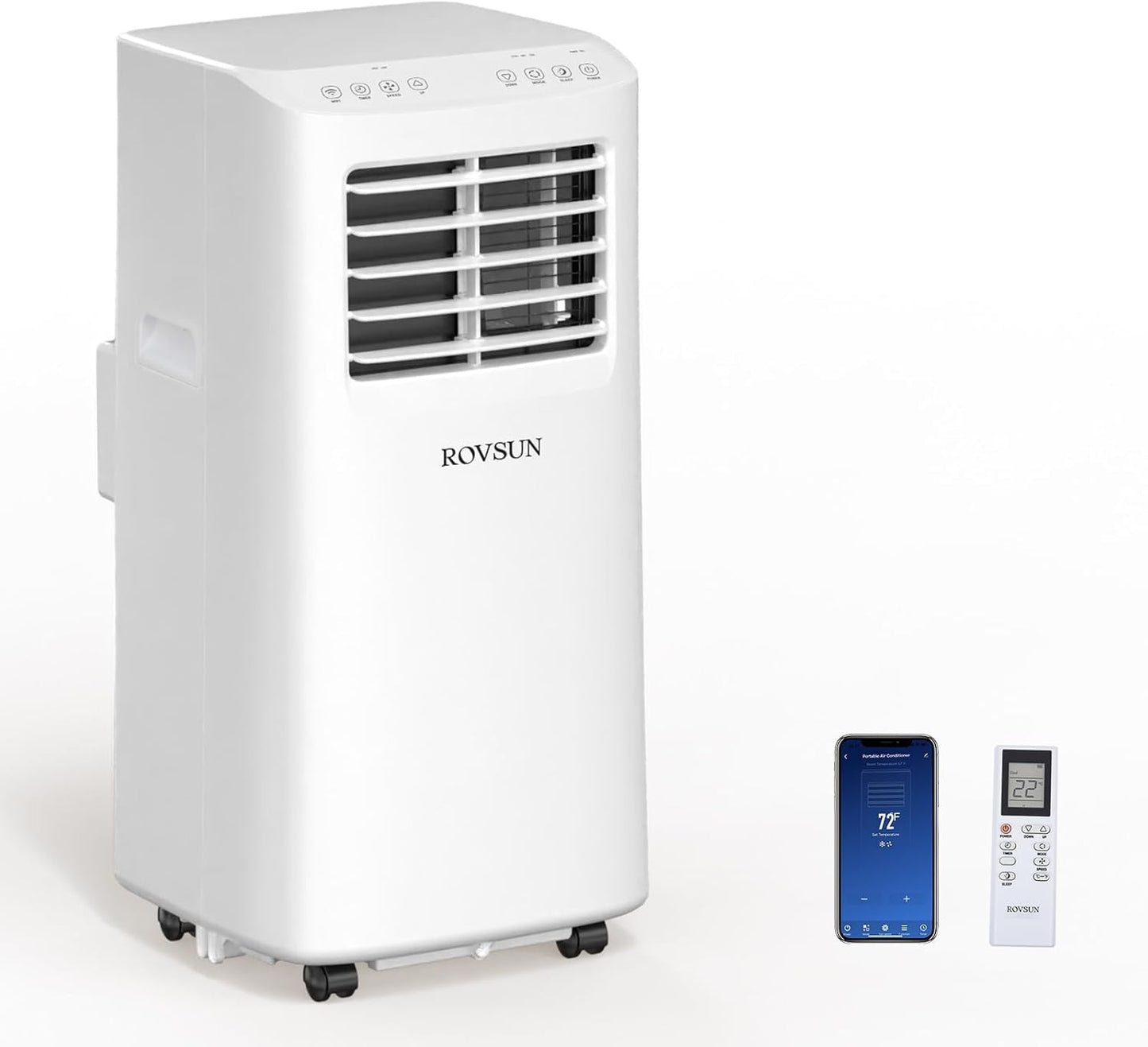8,000 BTU Portable AC: Remote & APP Control
