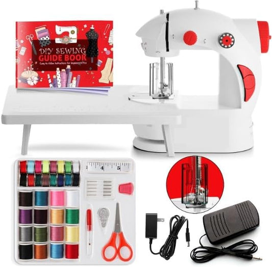 Portable Dual-Speed Sewing Machine Kit by Hearth & Harbor