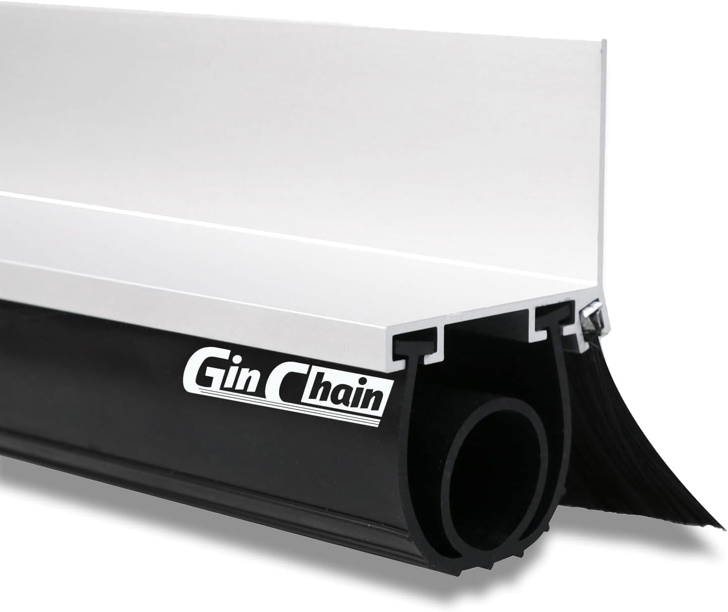 Heavy-Duty Garage Door Seals with Brush and Aluminum Track Kit