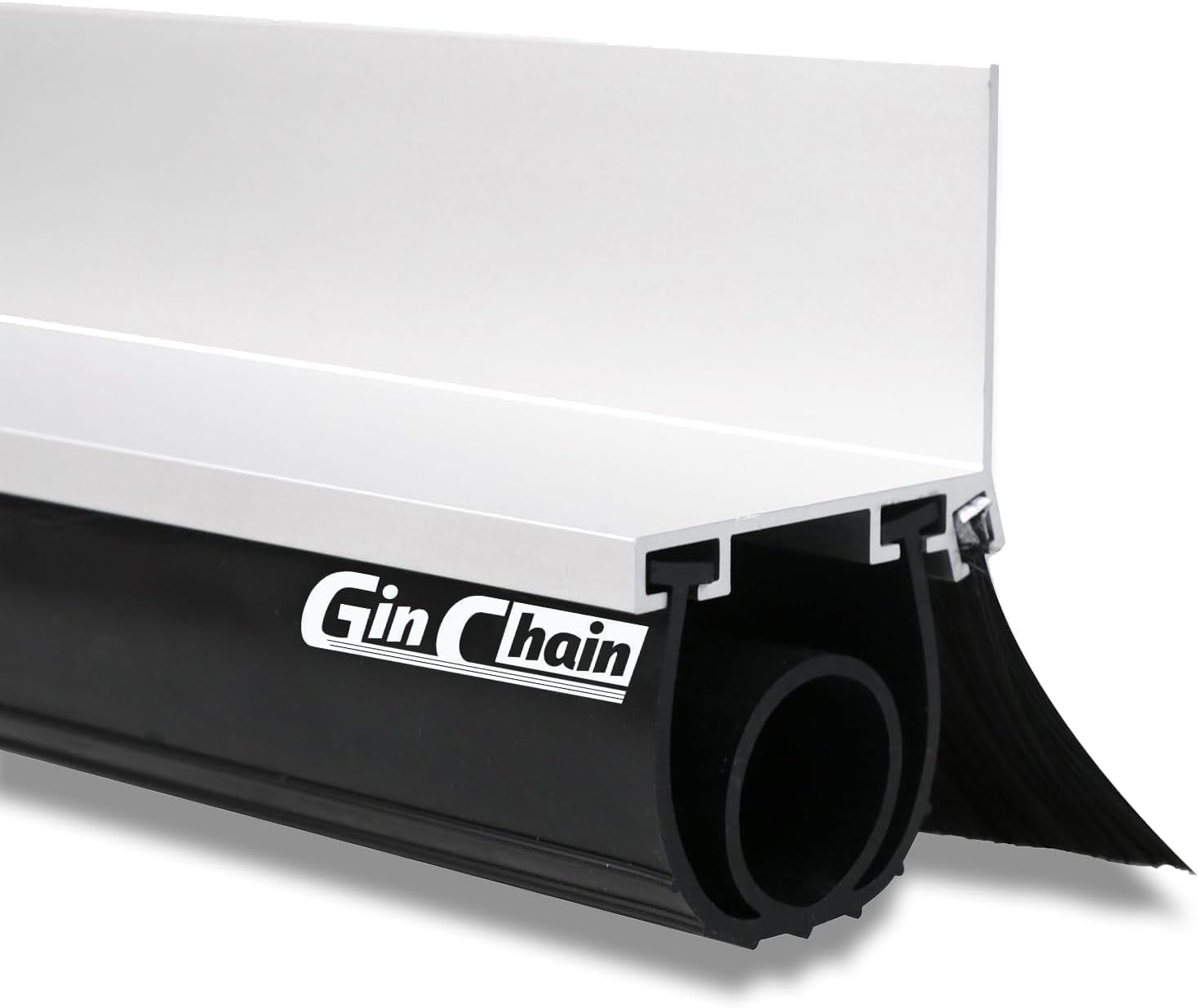 Heavy-Duty Garage Door Seals with Brush and Aluminum Track Kit
