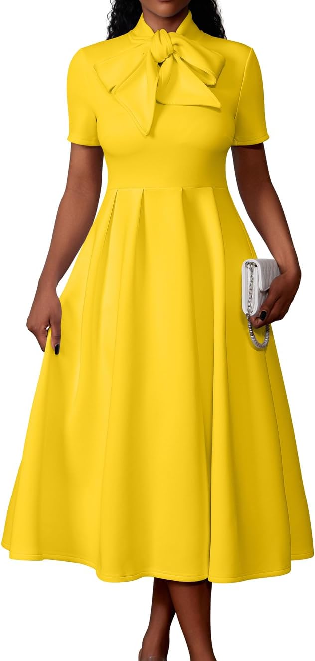 Elegant Casual A-Line Dress with Pockets for Women