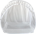 Baby Crib Net Tent Minimalist Lace Design - Safe Breathable Mesh