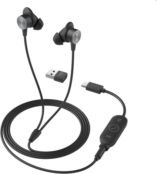 Renewed Logitech Zone Earbuds for Crystal Clear Sound