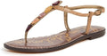 Sam Edelman Gigi Flat Sandal - Comfortable Leather Thong (Style 3ZDC)