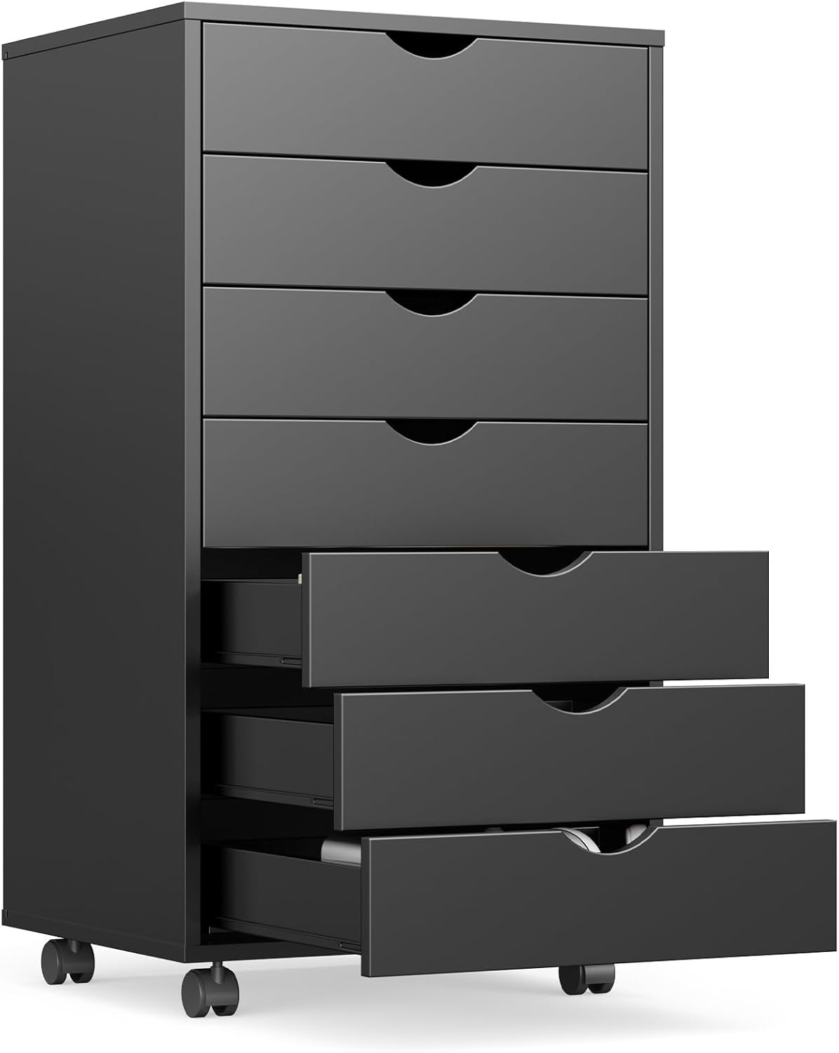 OLIXIS 7 Drawer Mobile File Cabinet for Home Office Storage