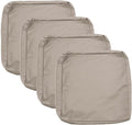 Patio Cushion Covers 21x19 Waterproof 4Pack - Replace & Protect