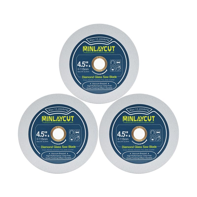 MINLAYCUT Diamond Glass Cutting Disc - Precision Cuts Effortlessly