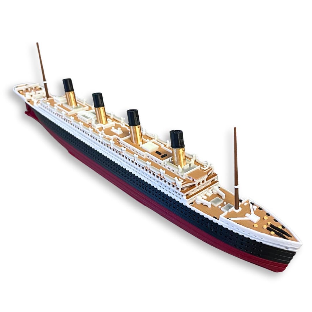 Full Color RMS Olympic Model Ship 1 Ft Long Assembled Titanic Toy