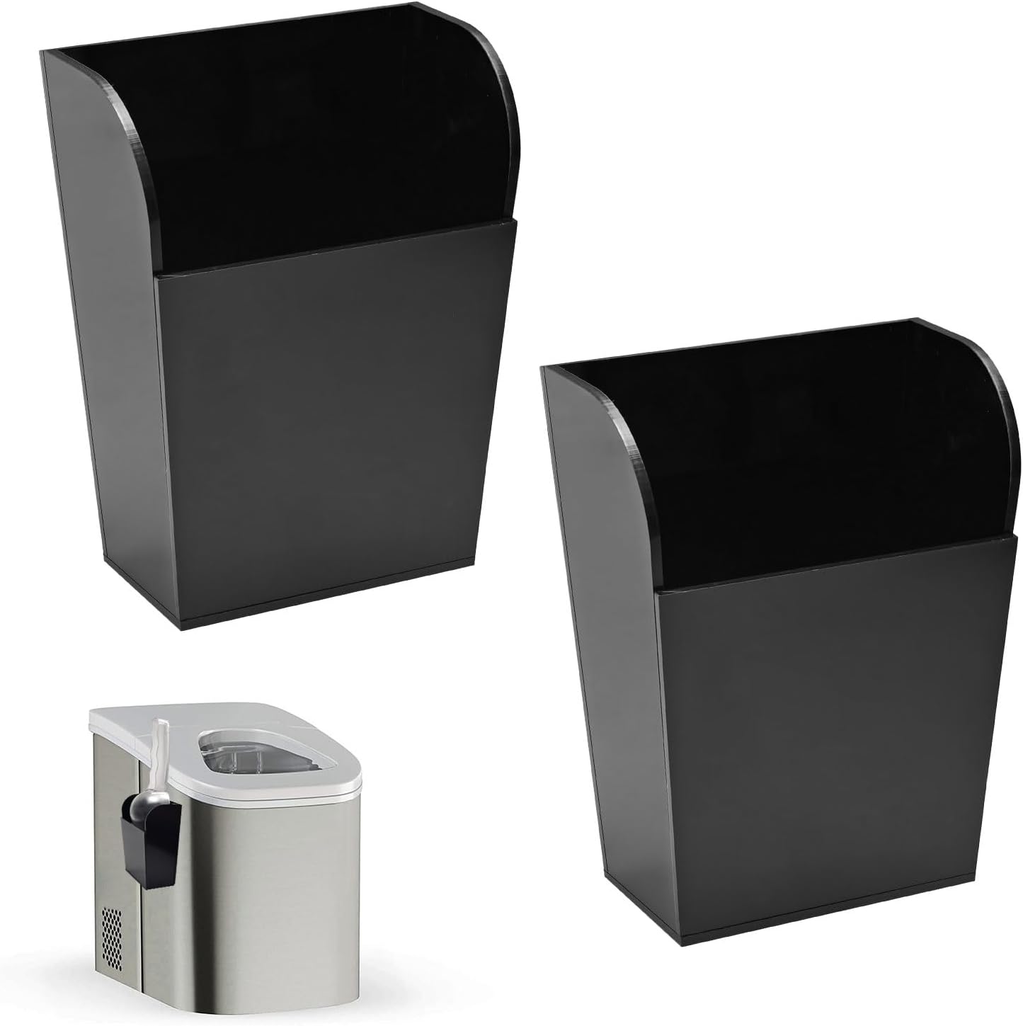Organize Ice Scoops Easily! 2 Pack Black Ice Scoop Holder