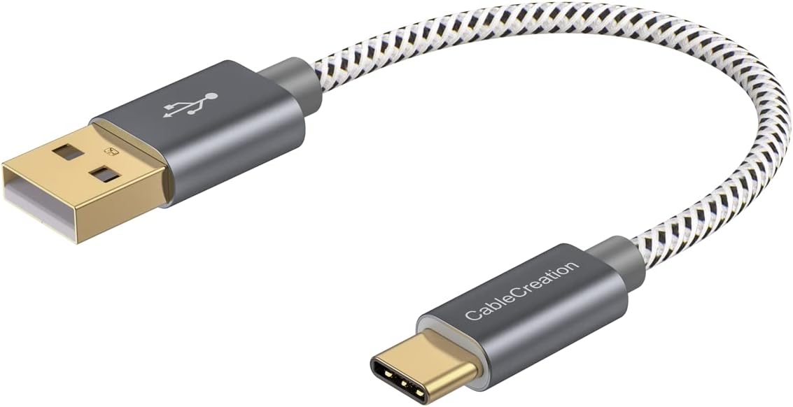 Short USB C Cable 10-Pack for Fast Charging and Data Sync