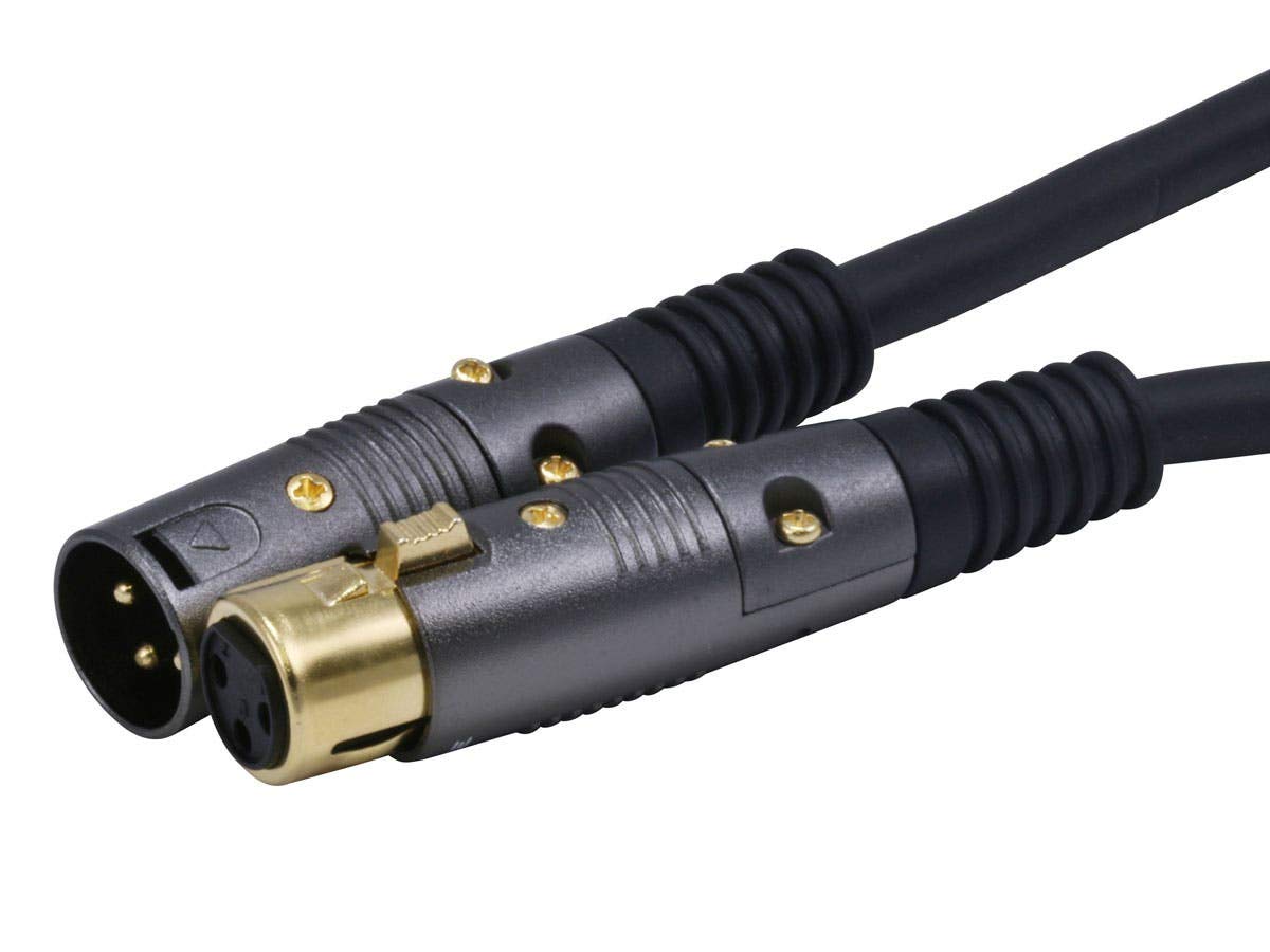 Monoprice XLR Male to Female Cable - 150 Feet of Quality Sound