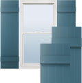 14W x 43H Lifetime Vinyl Board-n-Batten Shutters - Easy Install