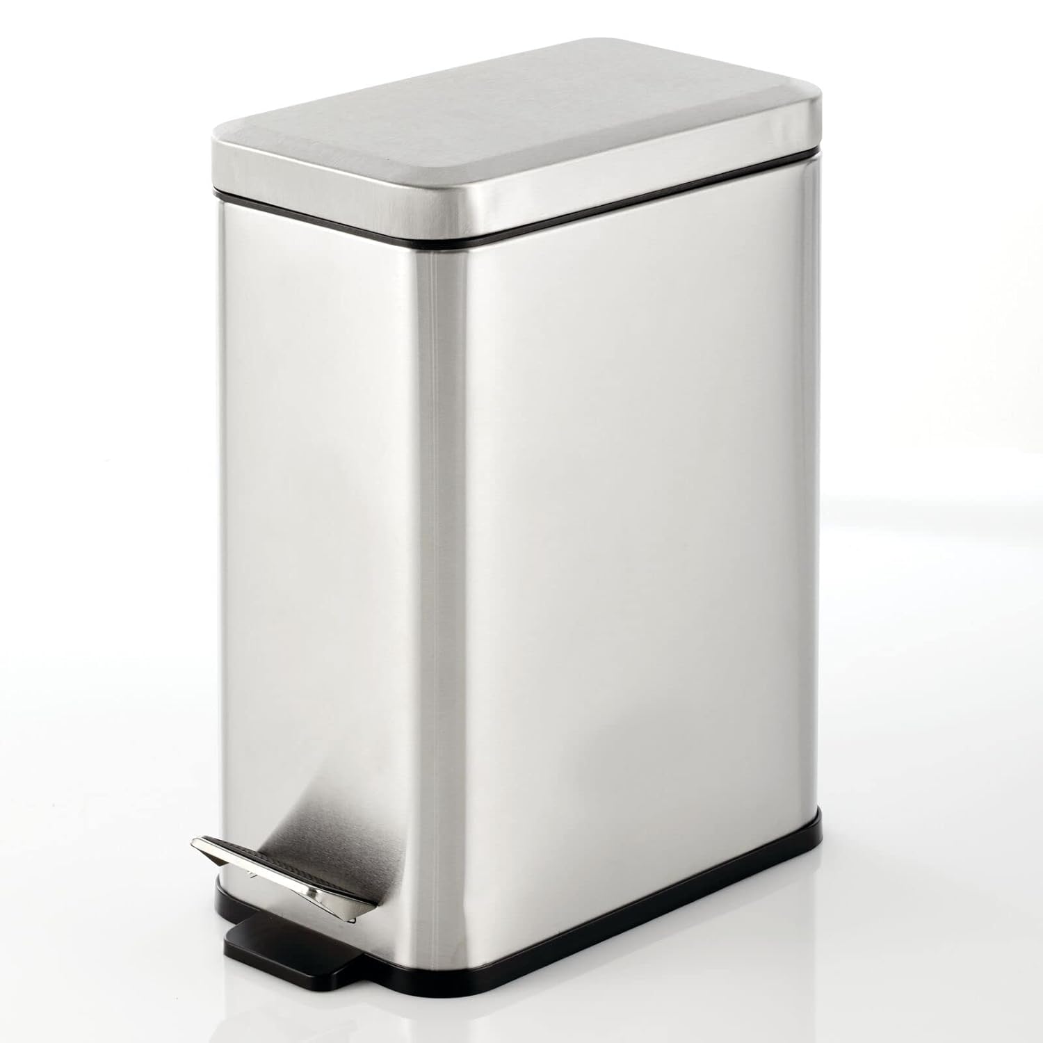 mDesign Pedal Bin for Bathroom, Kitchen and Office Use
