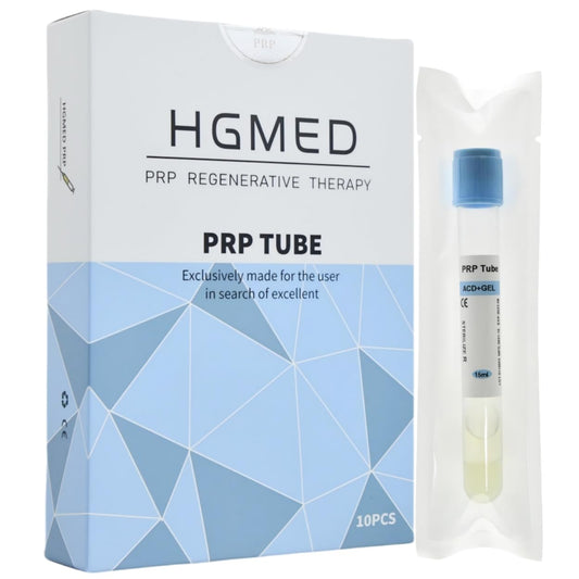 10 Tubes PRP Tubes ACD Solution A and Gel 10 mL for PRP Treatment