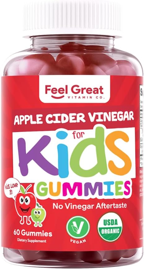 Kids Apple Cider Vinegar Gummies for Digestive Health