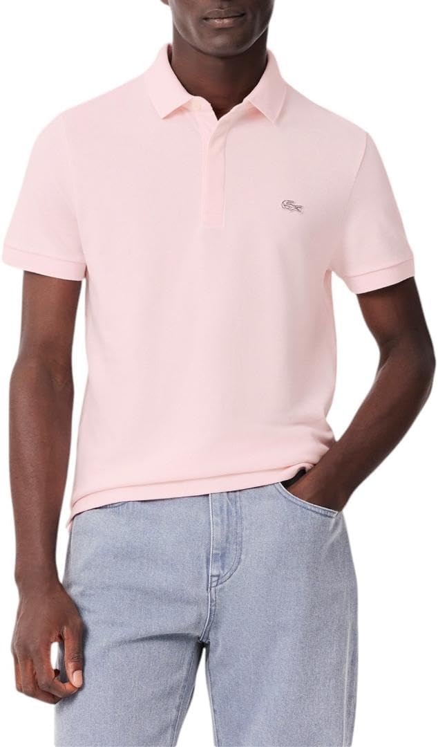 Lacoste Men's Stretch Cotton Paris Polo for Stylish Comfort