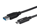 High-Speed 10Gbps USB-C to USB-A Cable, 3A 30AWG - Galaxy S9 S8 Note 8 Pixel Switch - 1M Black