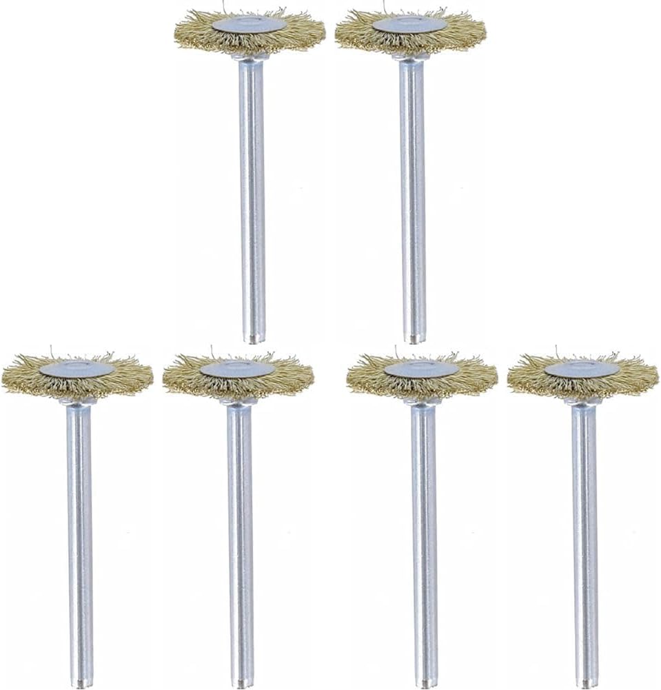 Dremel 535-02 Brass Brushes for Cleaning and Finishing Tasks