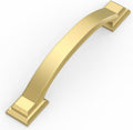 3-3/4 in Brushed Gold Cabinet Pulls 10 Pack - Durable Zinc Alloy