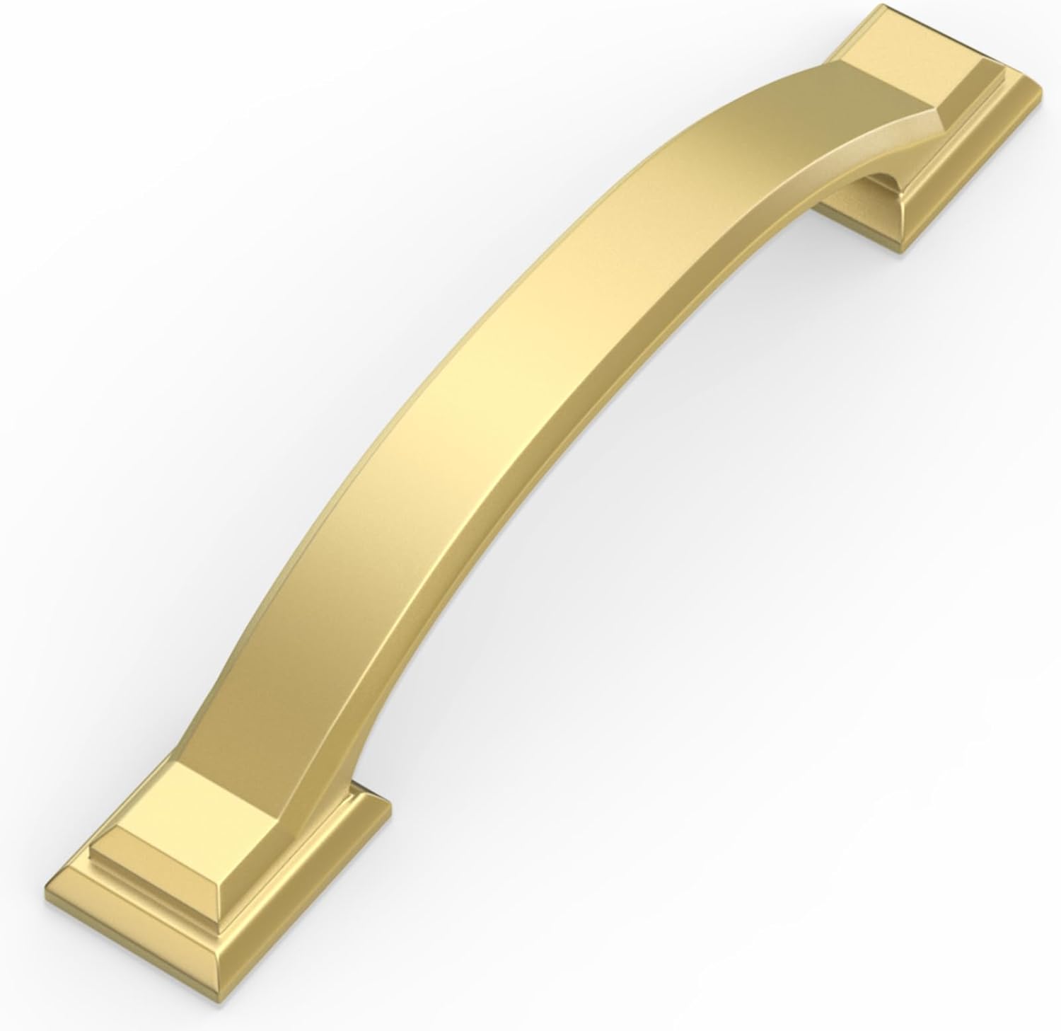 10 Pack 3-3/4 Inch Brushed Gold Cabinet Pulls for Kitchen