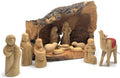 Nativity Sets for Christmas Indoor Wood Olive Wood Cave Nativity