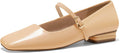 Mary Jane Flats Closed Square Toe Ballet Flat - Dressy Comfort