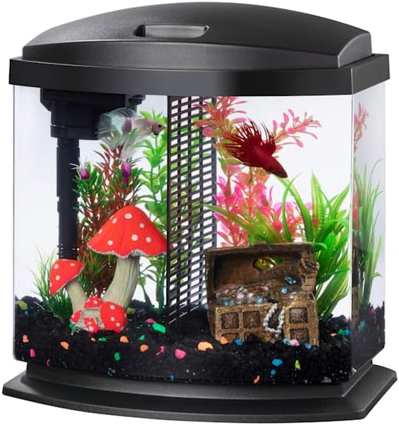 Aqueon BettaBow 2.5G Aquarium Kit with SmartClean Tech